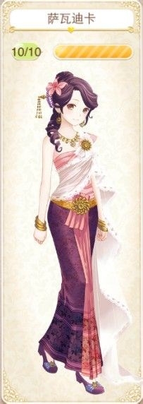 《暖暖環(huán)游世界》獨(dú)立套裝薩瓦迪卡套裝介紹