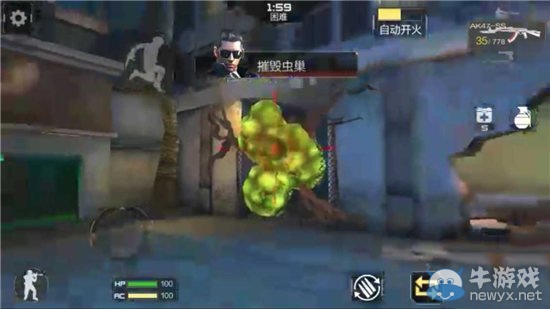 《穿越火線：槍戰王者》劇情模式困難難度1-2三星攻略