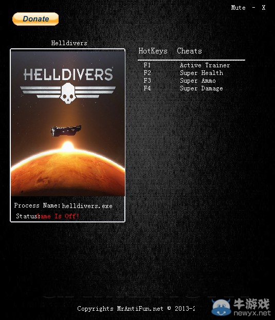 《地獄潛者》修改器使用方法