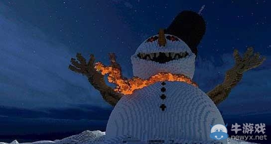 《我的世界》圣誕雪人制作視頻教程