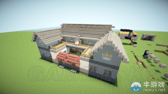 《我的世界》四合院建筑圖文教程