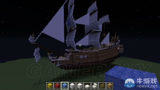 《我的世界》帆船外觀內飾與制作圖文教程