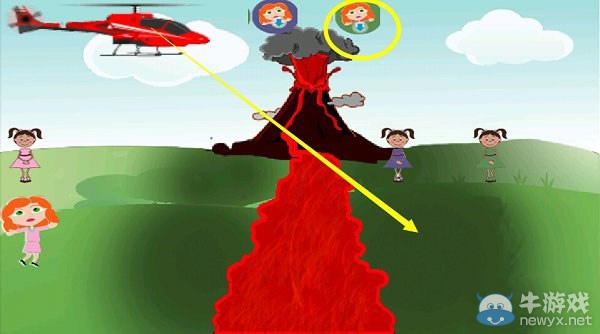 《史上最難智力游戲》第六關(guān)火山攻略
