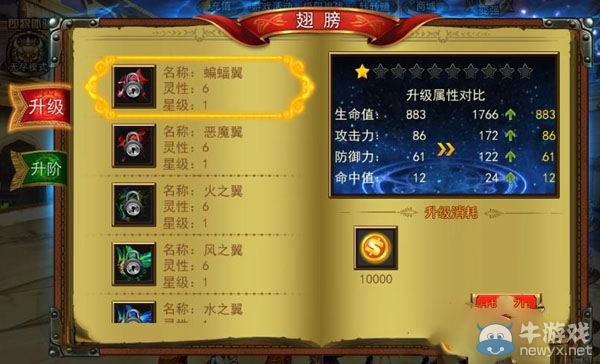 《光明與榮耀》翅膀升級(jí)攻略