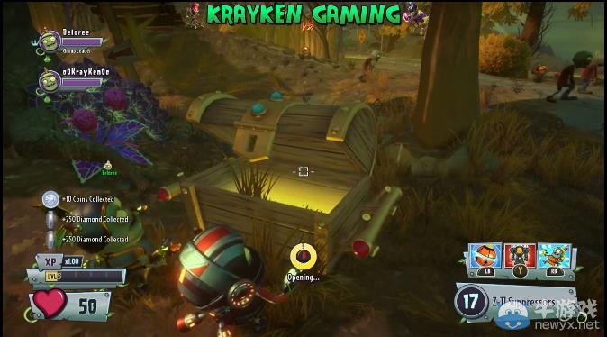 《植物大戰(zhàn)僵尸：花園戰(zhàn)爭2》利用秘密魚刷金幣BUG視頻