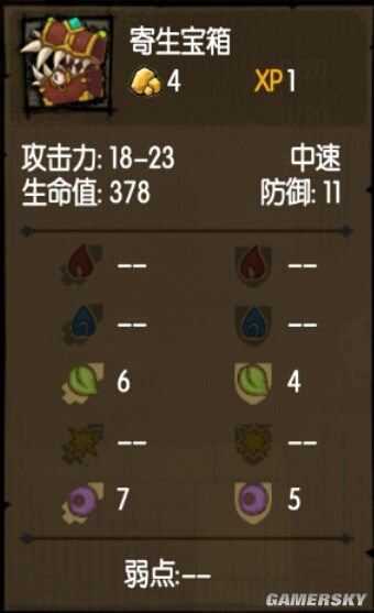 《貪婪洞窟》寄生寶箱屬性及克制方法介紹