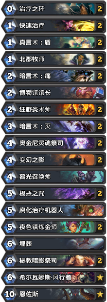 《爐石傳說》K神恩佐斯環(huán)牧