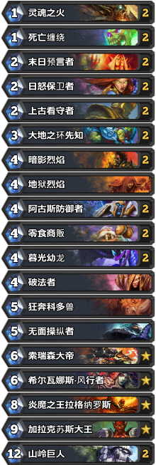 《爐石傳說》標(biāo)準(zhǔn)模式手牌術(shù)