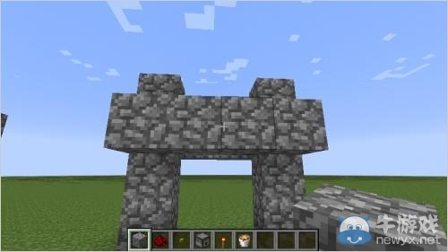 《我的世界手機版》 0.14.0巖漿門制作圖文教程