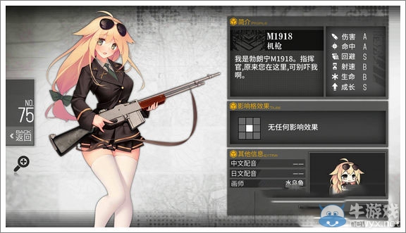 《少女前線》機(jī)槍排名介紹
