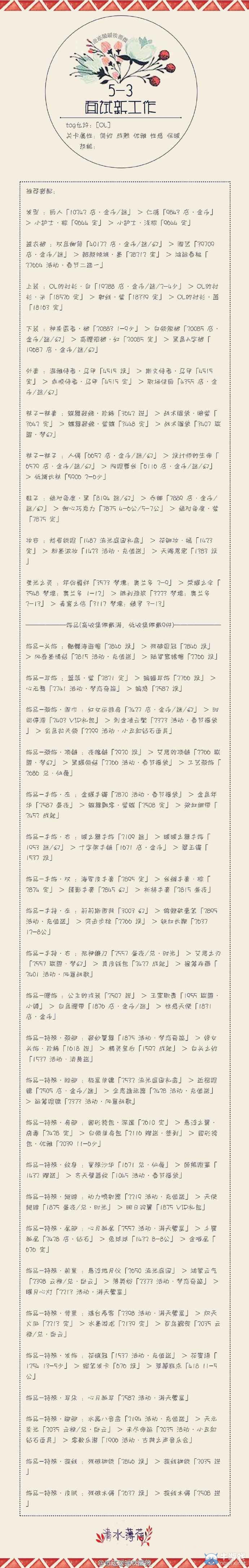 《奇跡暖暖》聯(lián)盟委托高分通用攻略大全