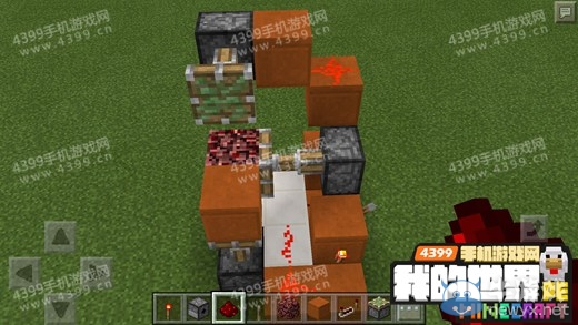 《我的世界》手機版0.15.0壁爐隱藏門制作圖文教程