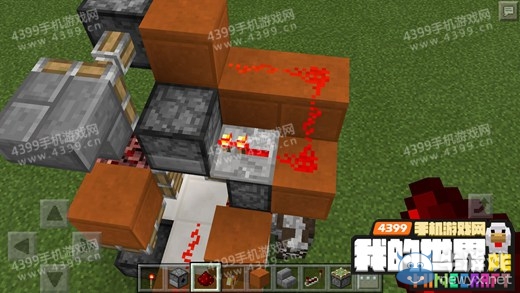 《我的世界》手機版0.15.0壁爐隱藏門制作圖文教程