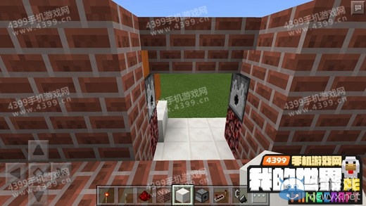 《我的世界》手機版0.15.0壁爐隱藏門制作圖文教程