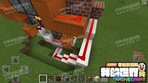 《我的世界》手機版0.15.0壁爐隱藏門制作圖文教程