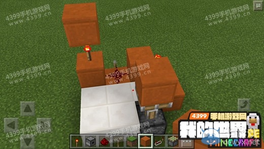 《我的世界》手機版0.15.0壁爐隱藏門制作圖文教程