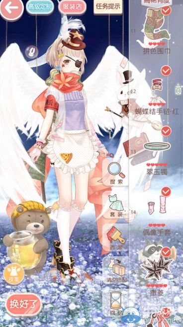 《奇跡暖暖》少女級(jí)14-1前往風(fēng)谷森林S攻略