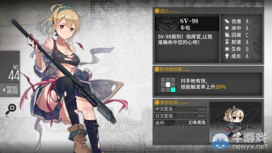 《少女前線》新版本值得培養(yǎng)槍娘介紹