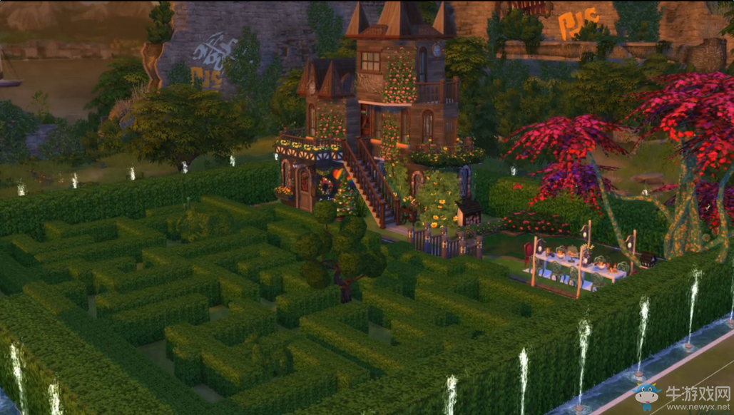 《模擬人生4》迷宮花園建造教程視頻