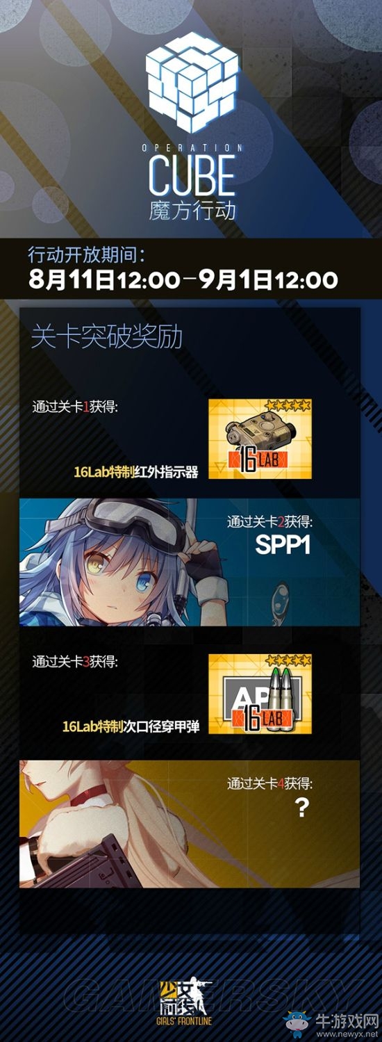 《少女前線》夏活通關(guān)獎(jiǎng)勵(lì)詳細(xì)介紹