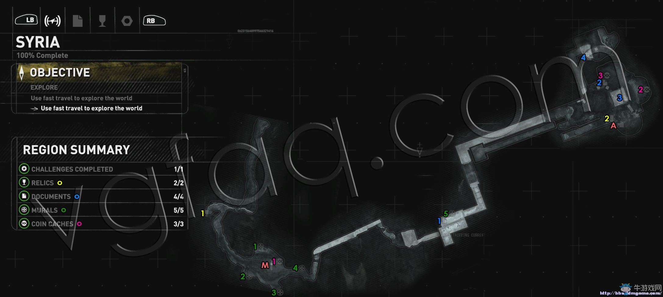 《古墓麗影：崛起》全收集分布地圖