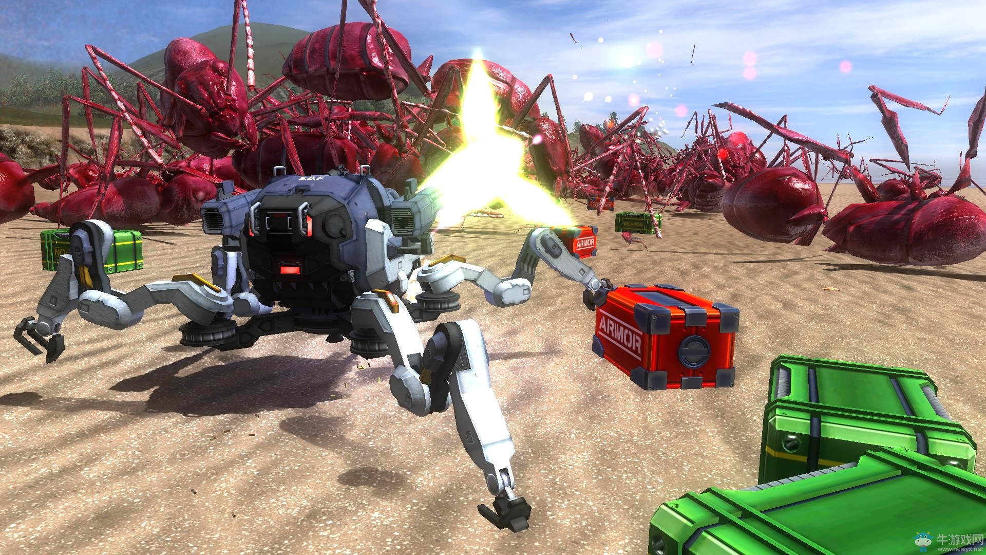 《地球防衛(wèi)軍4.1》第14關(guān)地獄難度武器刷法