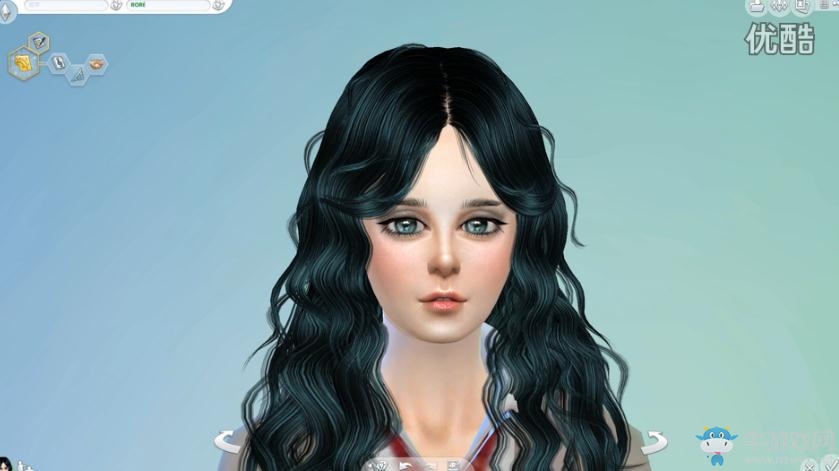 《模擬人生4》貴族蘿莉美女捏臉視頻