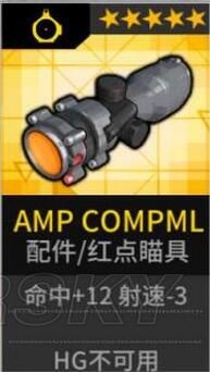 《少女前線》金色五星紅點瞄具建造公式一覽