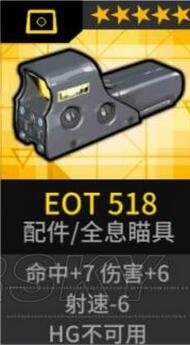《少女前線》金色五星全息瞄準(zhǔn)鏡建造公式一覽