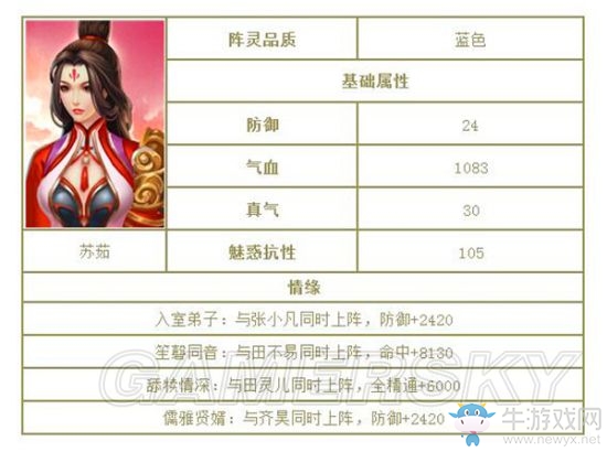 《誅仙手游》全陣靈圖鑒一覽