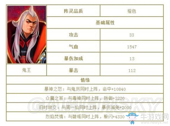 《誅仙手游》全陣靈圖鑒一覽