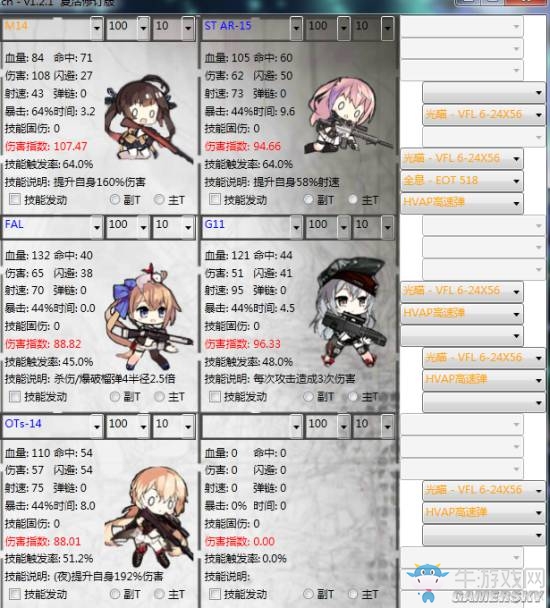 《少女前線》加裝備后AR哪個(gè)好