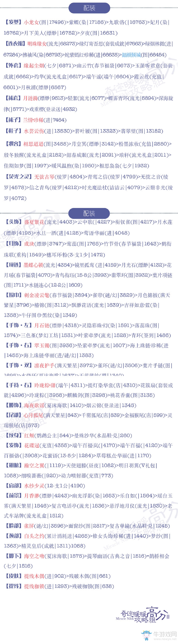 《奇跡暖暖》15-支3偶遇秋霜公主級高分S攻略