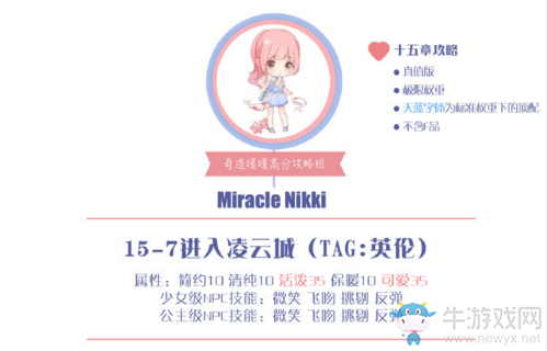 《奇跡暖暖》15-支1擁擠的火車站公主級高分S攻略