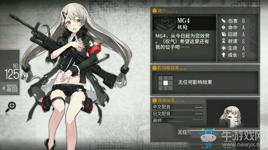 《少女前線》mg4怎么樣