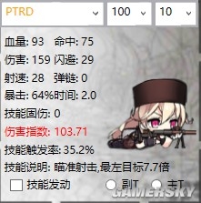 《少女前線》新版本RF輸出排行榜一覽
