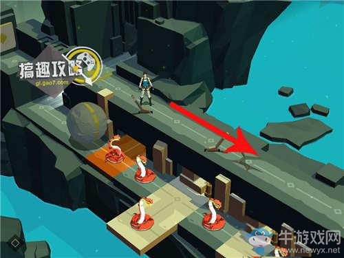 《lara croft go》亂石迷宮通關(guān)攻略詳解