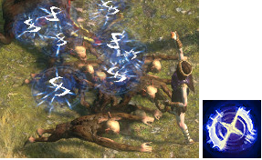 《流放之路》技能寶石之藍色詛咒寶石