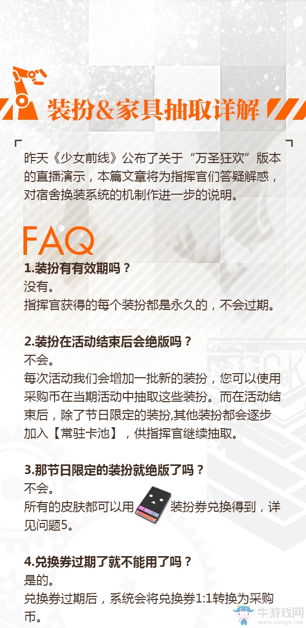 《少女前線》裝扮和家具抽取詳解