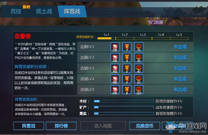 《劍與魔法》紅葉谷陣營戰(zhàn)玩法詳解