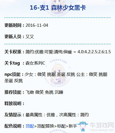 《奇跡暖暖》16-支線1少女級(jí)高分S攻略