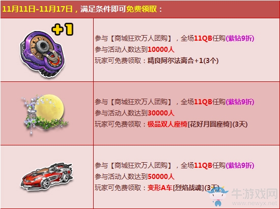 《QQ飛車》雙十一盛典萬人團購 特效A車免費領！