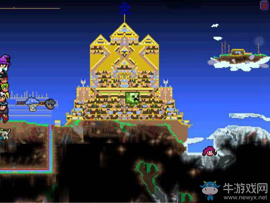 《泰拉瑞亞》日耀神殿建筑