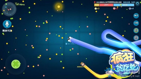《瘋狂貪吃蛇》小地圖怎么看