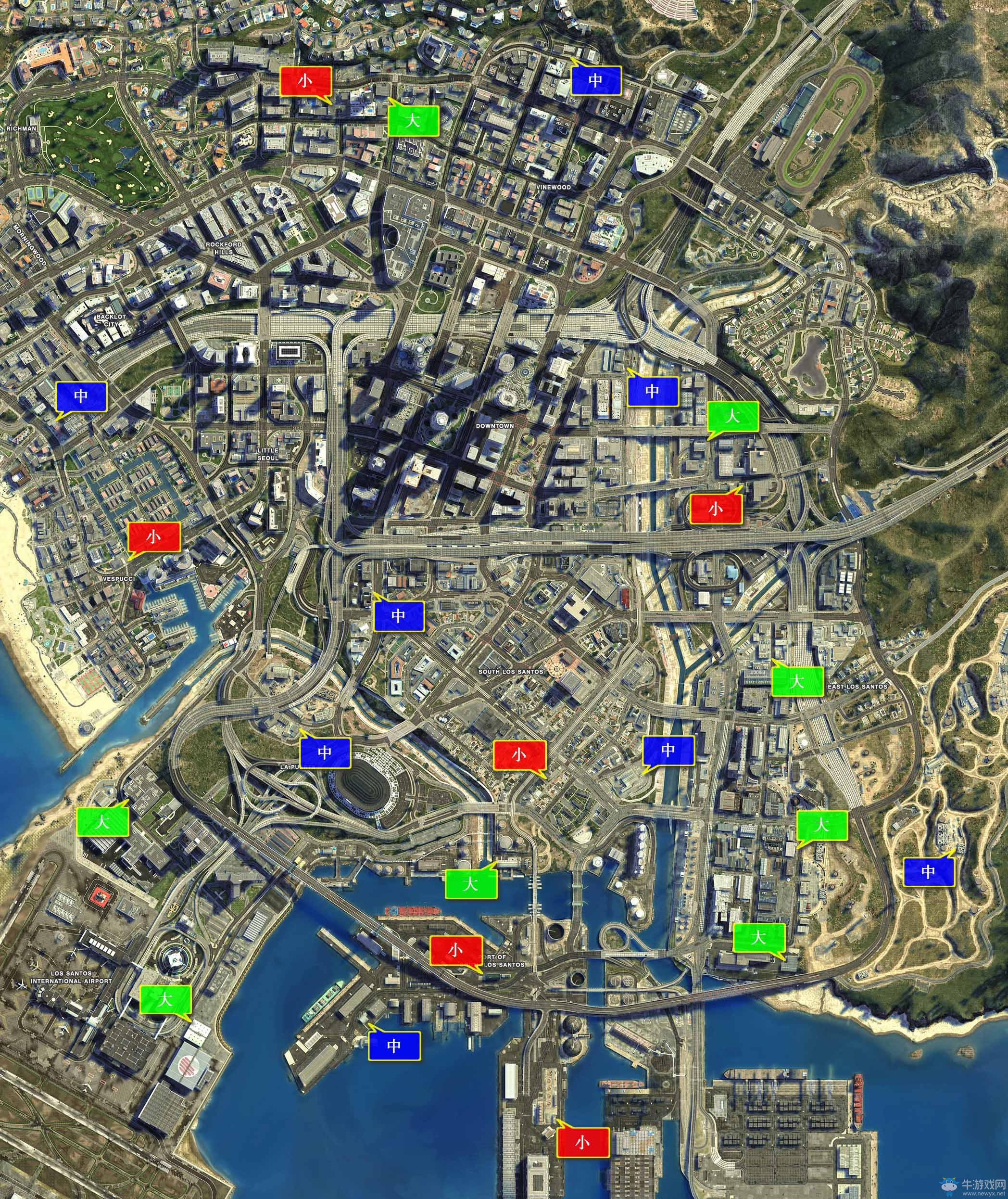 《俠盜飛車5》倉庫位置一覽