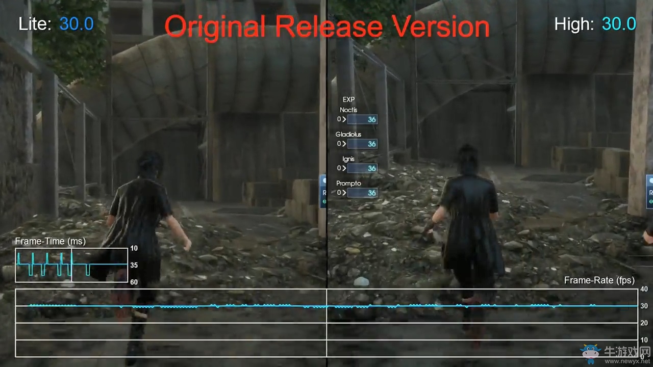 《最終幻想15》1.05畫質優化對比視頻