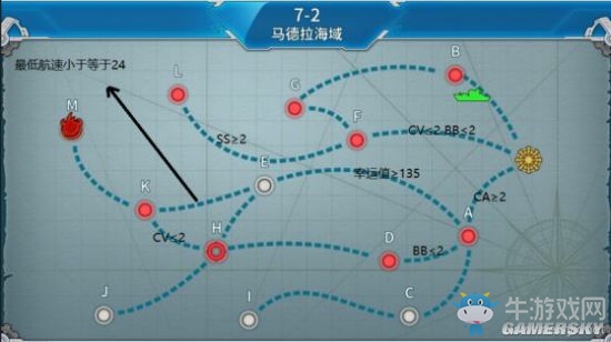 《戰(zhàn)艦少女r》7-2打撈陣容推薦