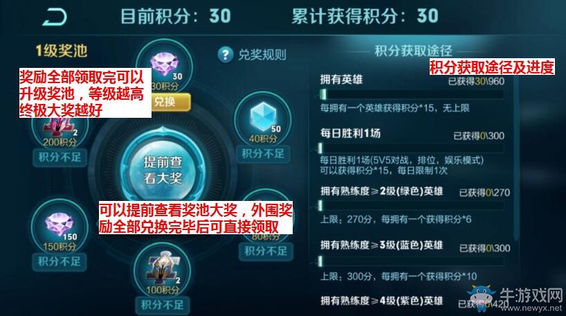 《王者榮耀》s6修煉之路積分兌換活動(dòng)介紹