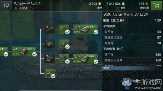 《坦克世界閃擊戰(zhàn)》四號坦克性能詳解