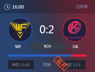 《王者榮耀》2017KPL春季賽4月7號WF vs GK比賽視頻